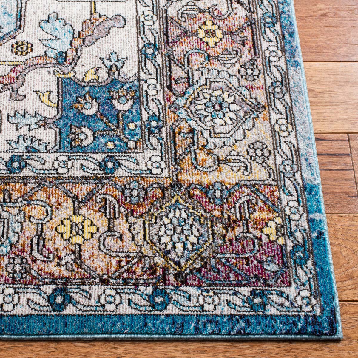 Safavieh Aria 191 Rug, ARA191 - Turquoise / Light Orange