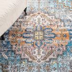 Safavieh Aria 191 Rug, ARA191 - Turquoise / Light Orange