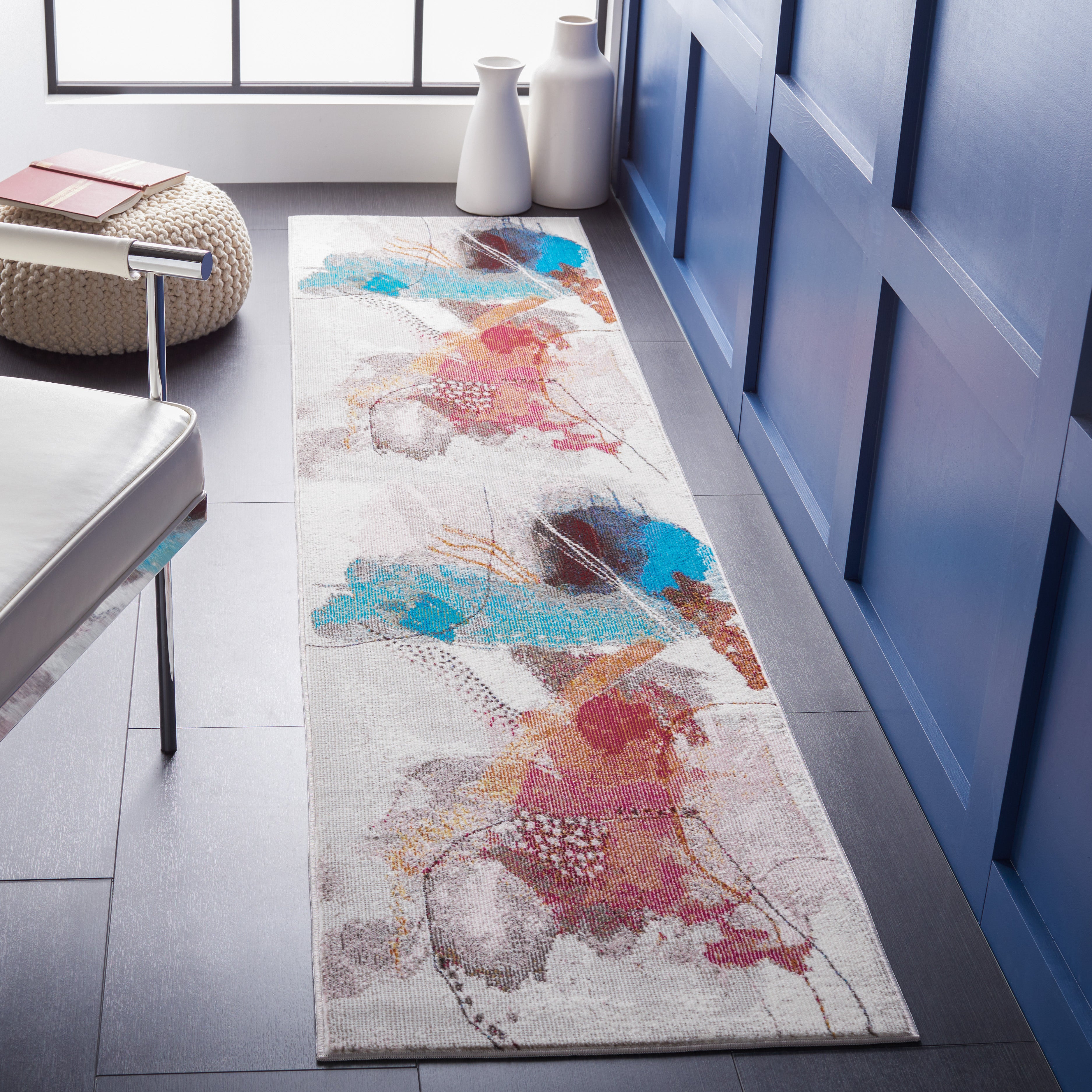 Safavieh Aria 193 Rug, ARA193 - Ivory / Red