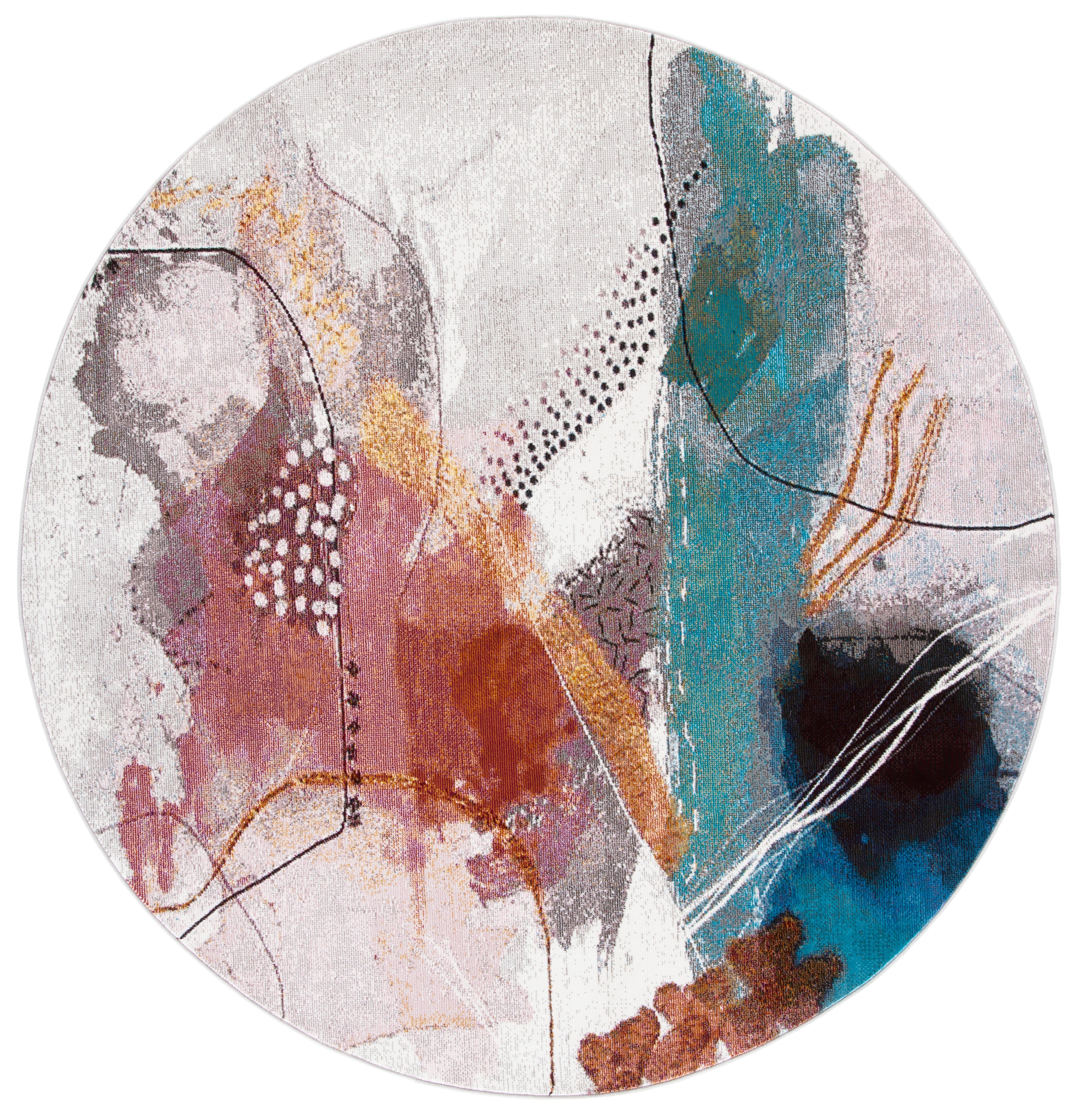 Safavieh Aria 193 Rug, ARA193 - Ivory / Red