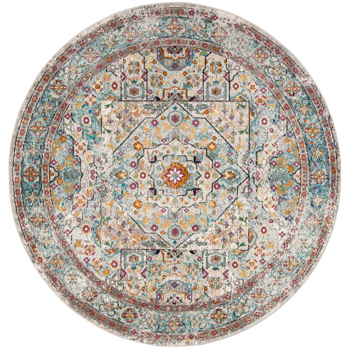 Safavieh Aria 199 Rug, ARA199 - Cream / Blue