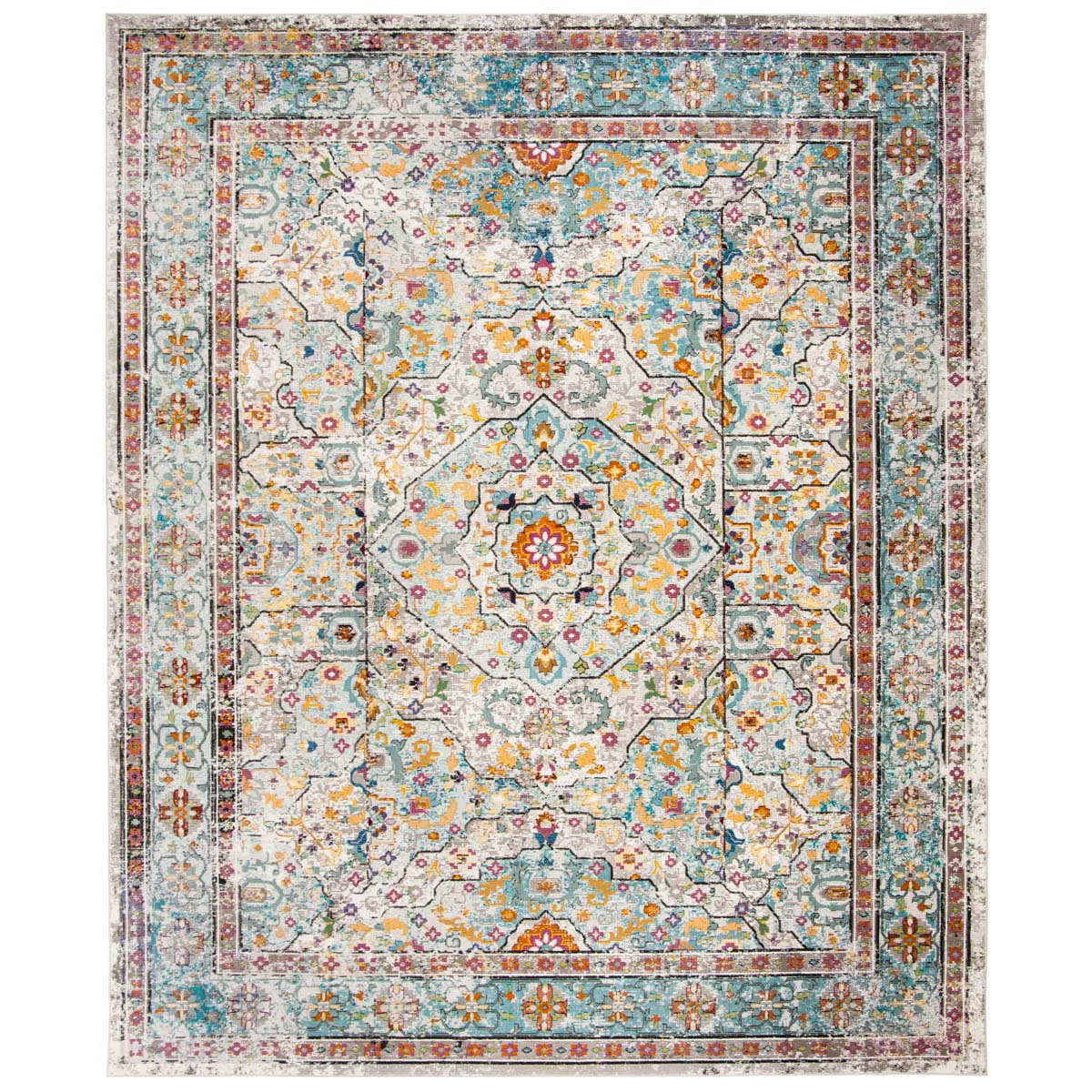 Safavieh Aria 199 Rug, ARA199 - Cream / Blue