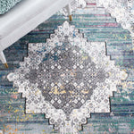 Safavieh Aria 201 Rug, ARA201 - Ivory / Blue