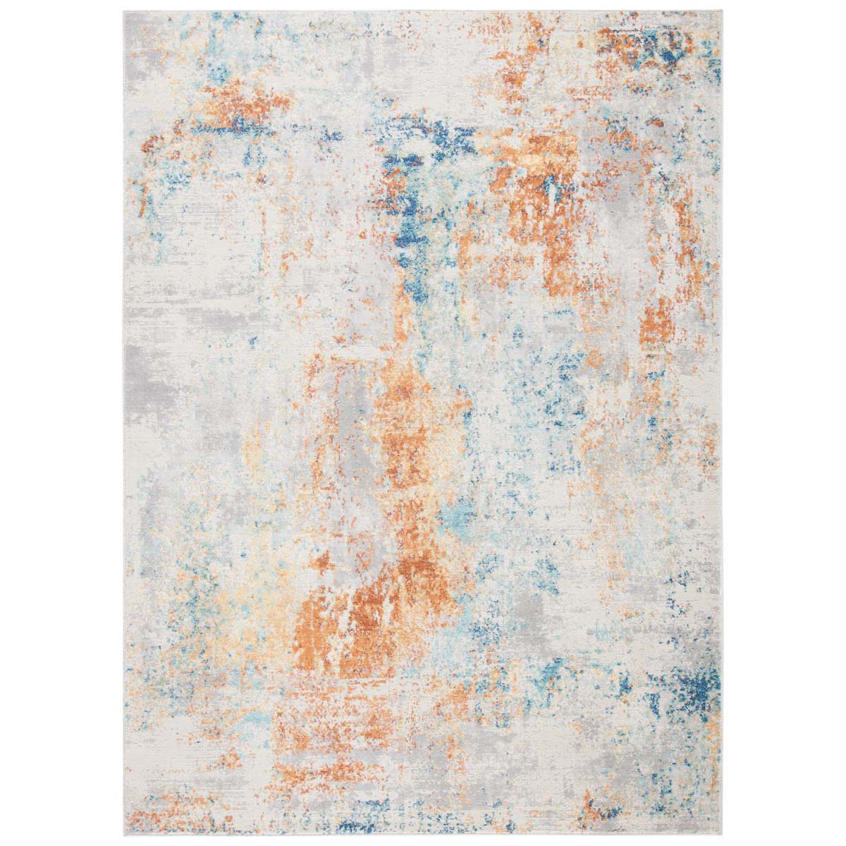 Safavieh Aria 581 Rug, ARA581 - Ivory / Rust