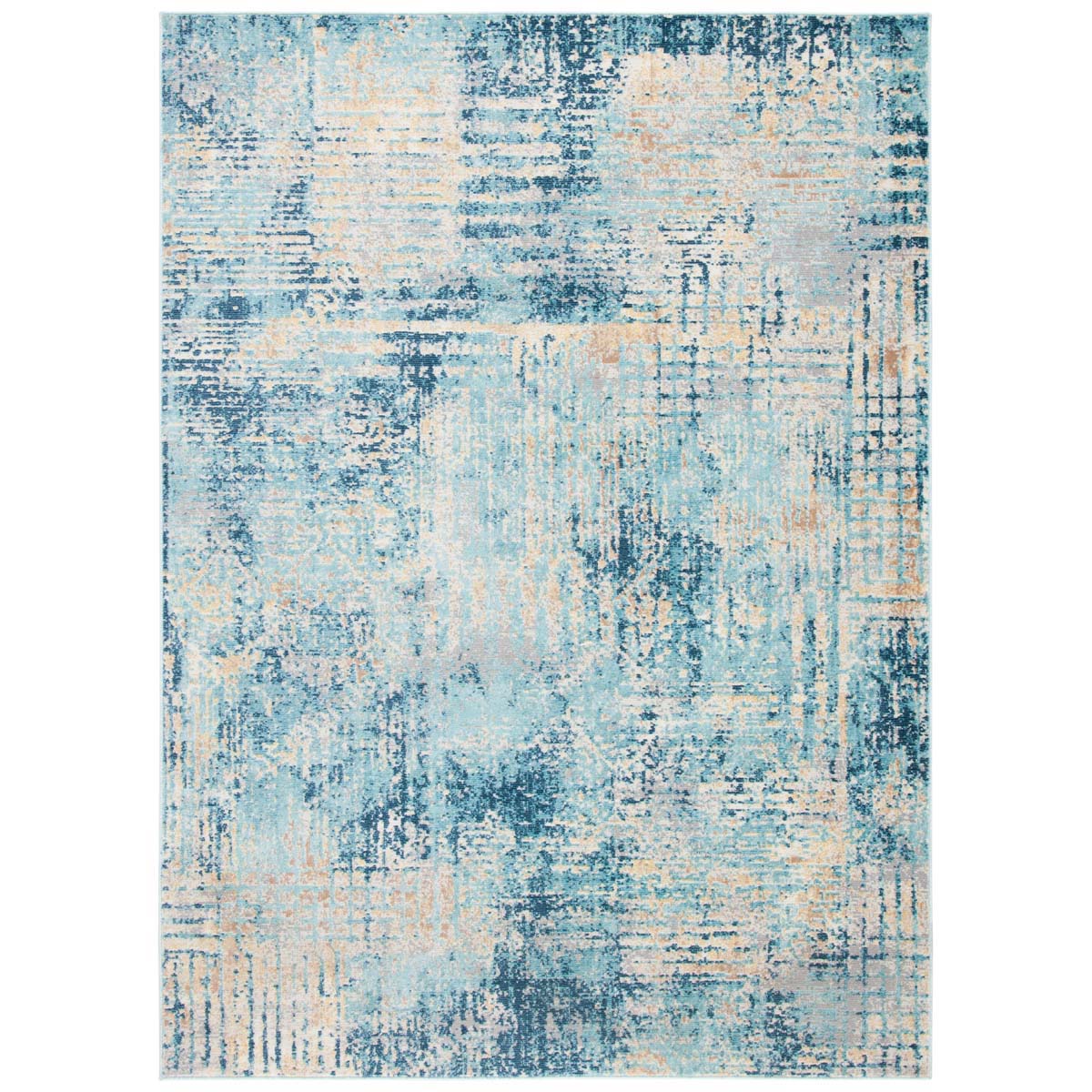 Safavieh Aria 585 Rug, ARA585 - Ivory / Blue