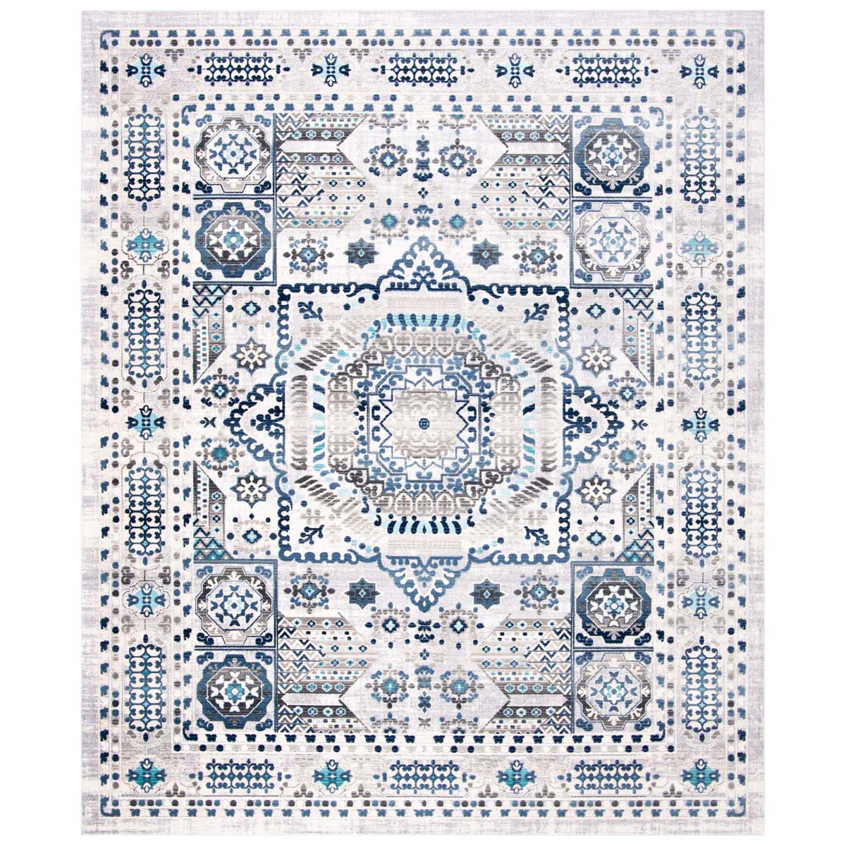 Safavieh Aria 714 Rug, ARA714 - Grey / Cream
