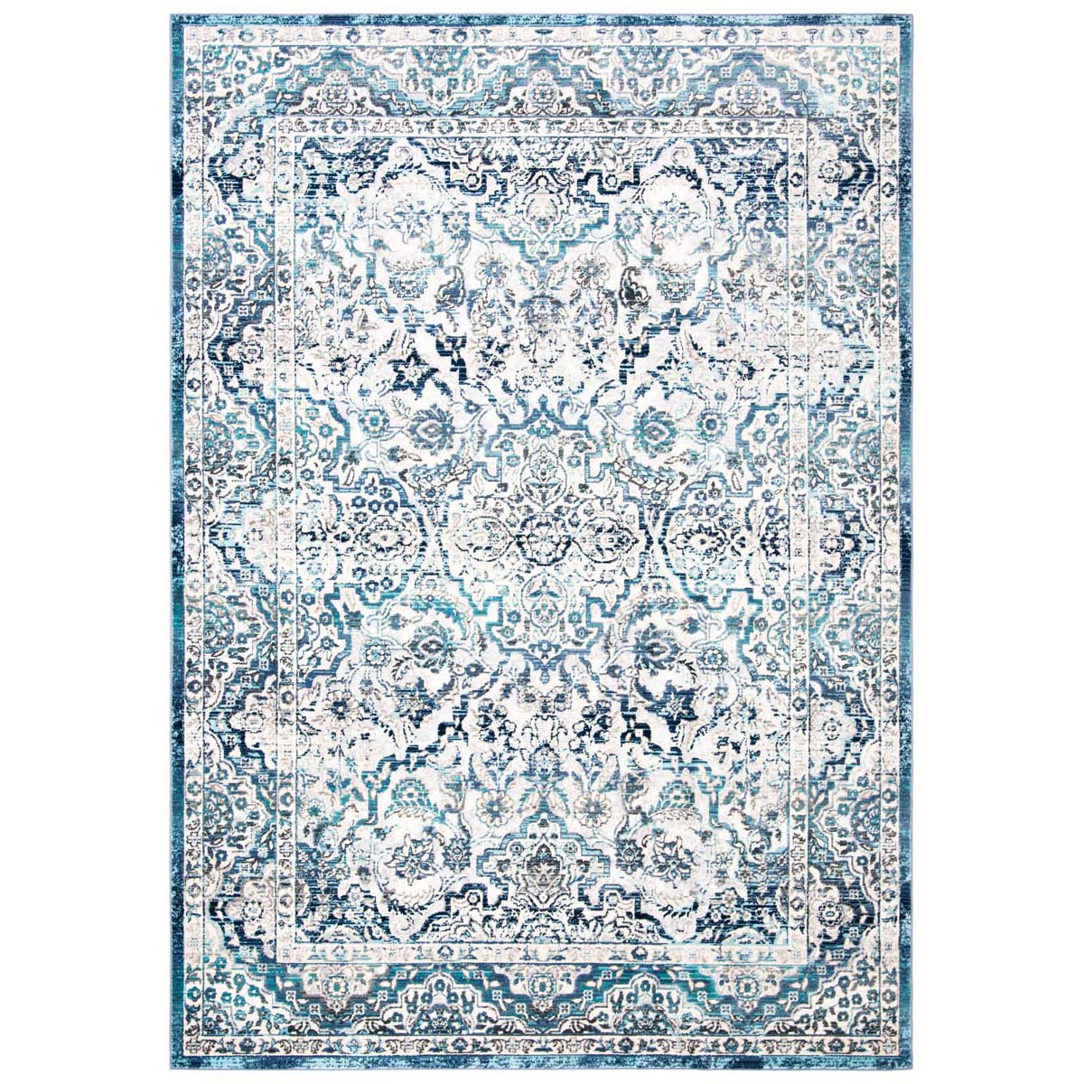 Safavieh Aria 770 Rug, ARA770 - Ivory / Navy