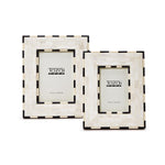 Brick Pattern Set of 2 Photo Frames
