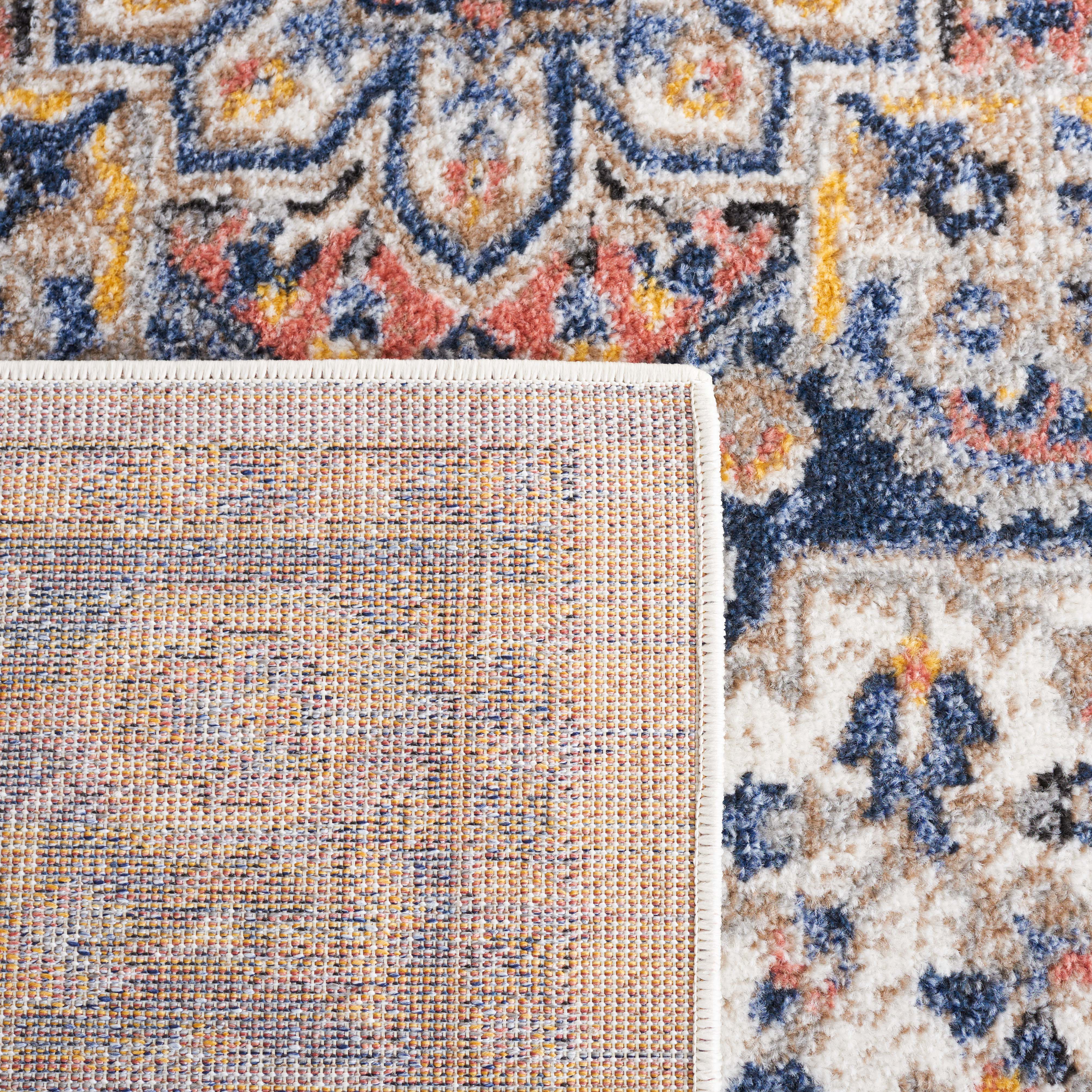 Safavieh Astoria 404 Rug, ASA404 - Blue / Rust
