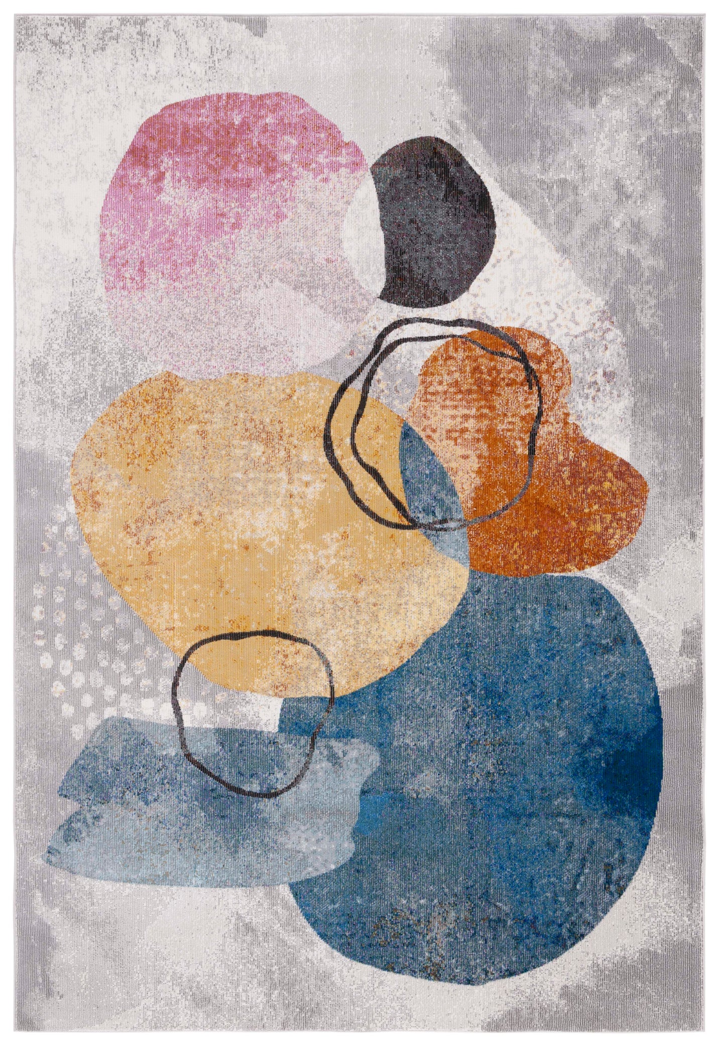 Safavieh Art Studio 110 Rug, ASD110 - Ivory / Blue