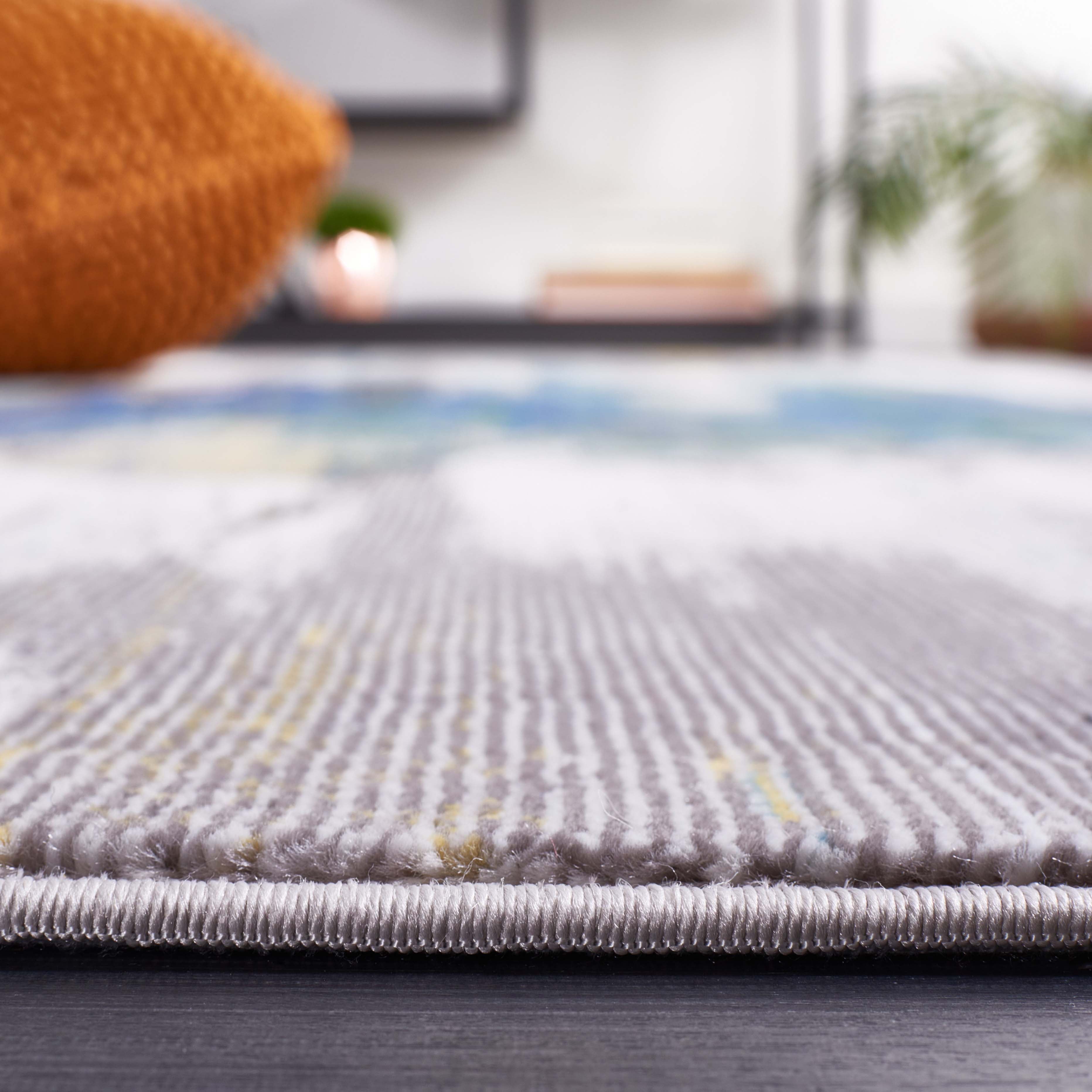 Safavieh Art Studio 114 Rug, ASD114 - Light Grey / Blue