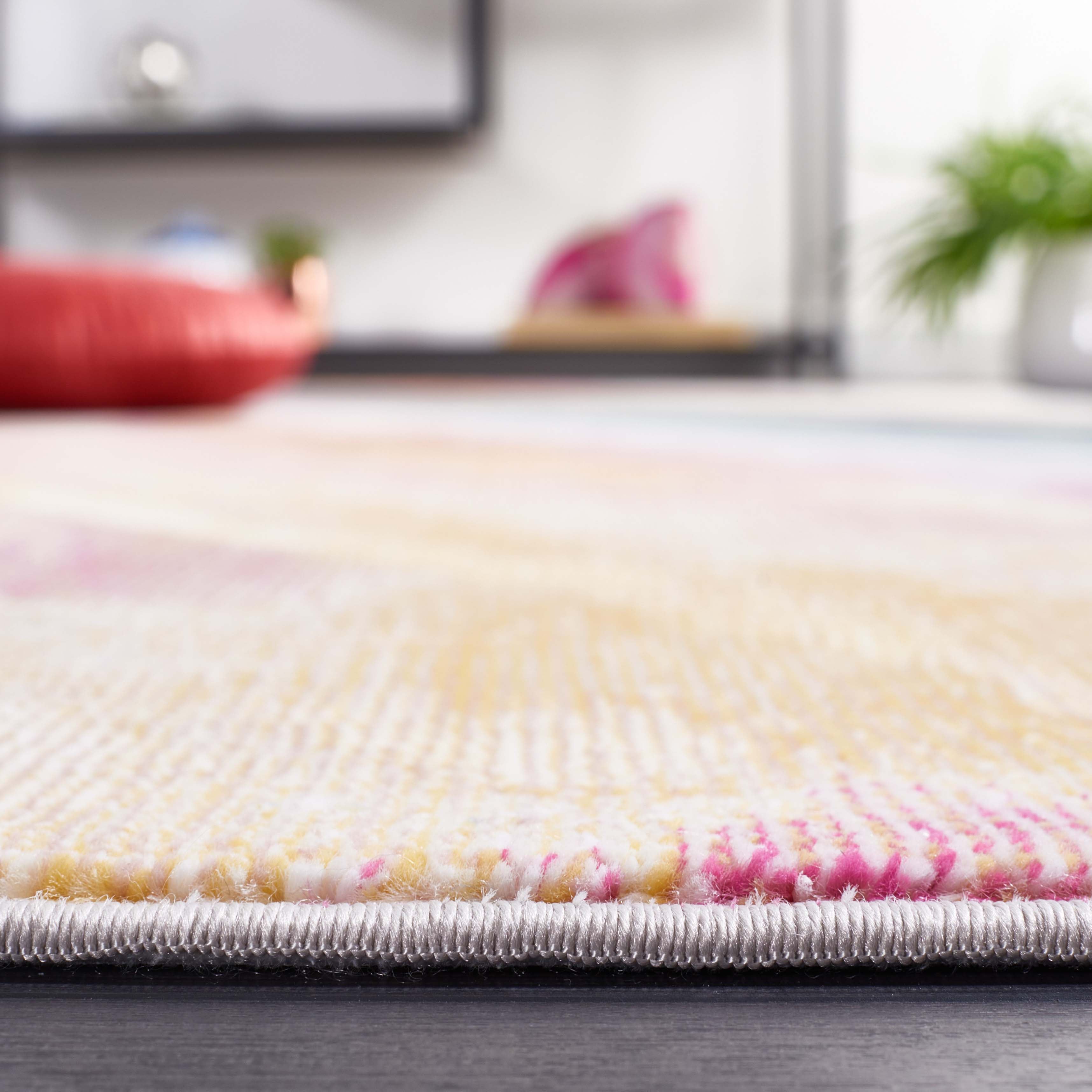 Safavieh Art Studio 122 Rug, ASD122 - Ivory / Rust