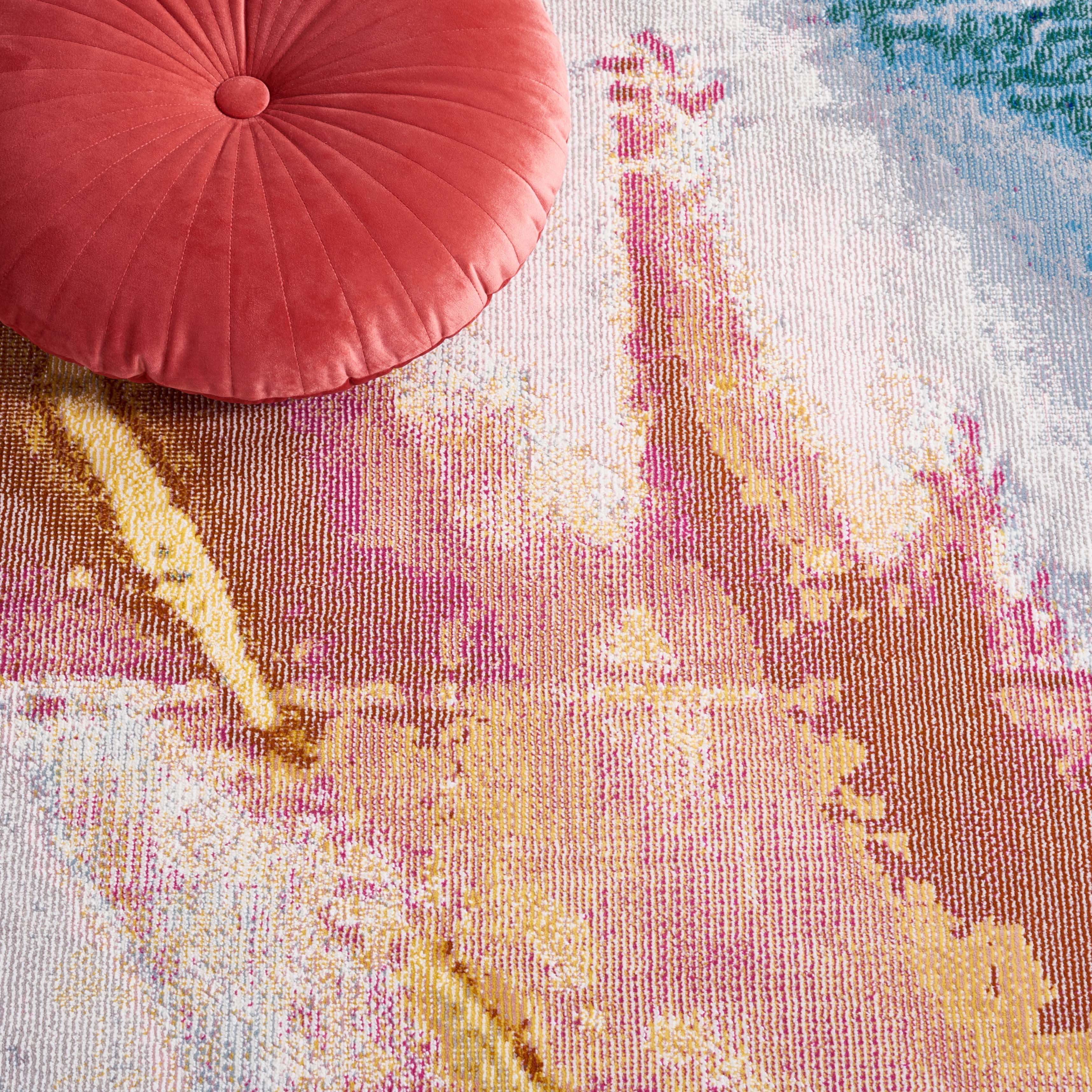 Safavieh Art Studio 122 Rug, ASD122 - Ivory / Rust