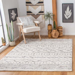 Safavieh Arizona Shag 741 Rug, White, ASG741 - Ivory / Grey