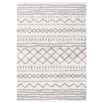 Safavieh Arizona Shag 741 Rug, White, ASG741 - Ivory / Grey