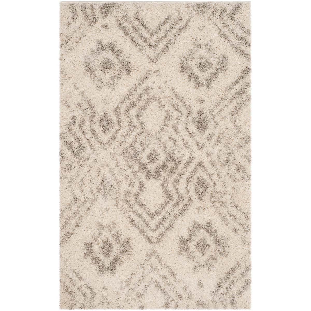 Safavieh Arizona Shag 746 Rug, ASG746 - IVORY / GREY