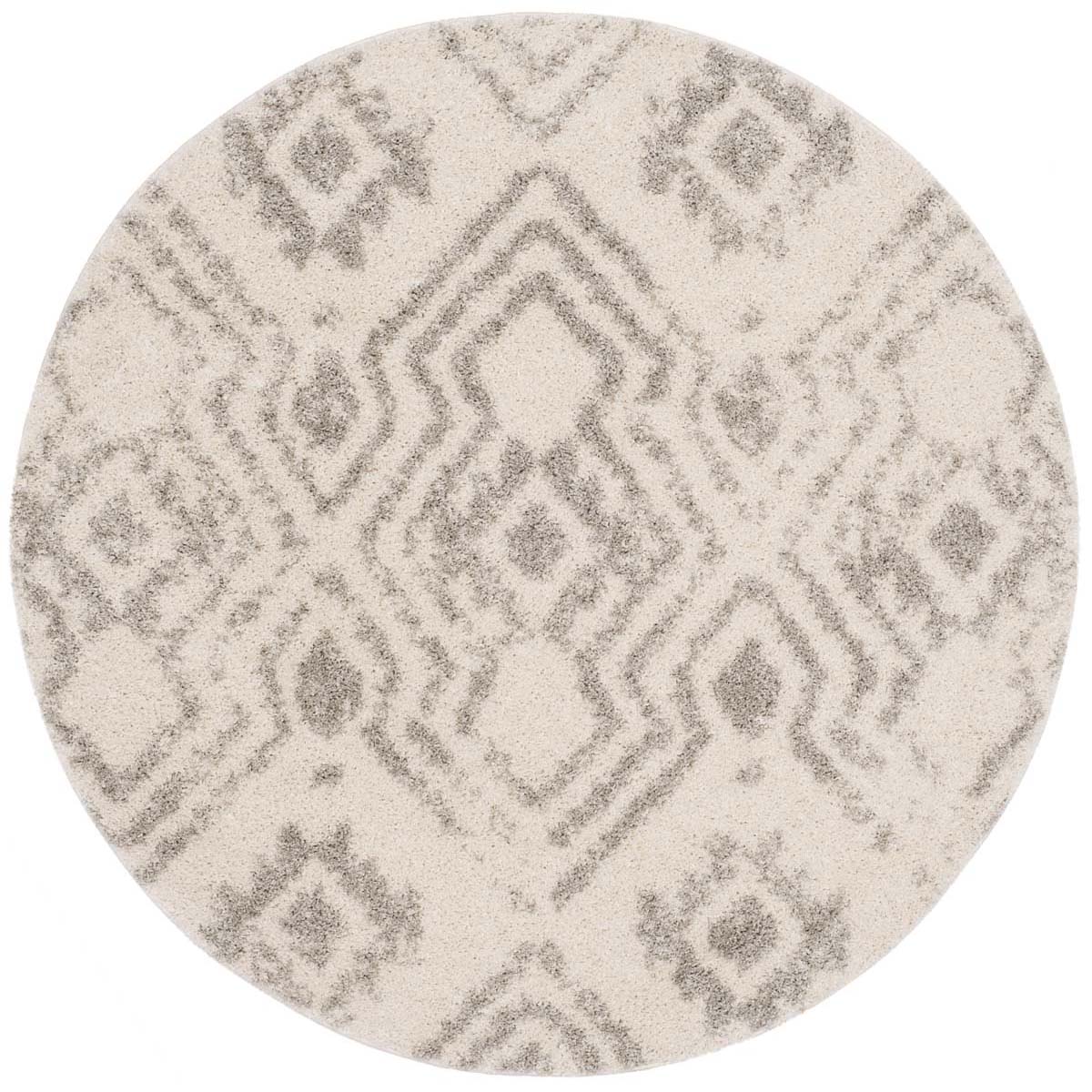 Safavieh Arizona Shag 746 Rug, ASG746 - IVORY / GREY