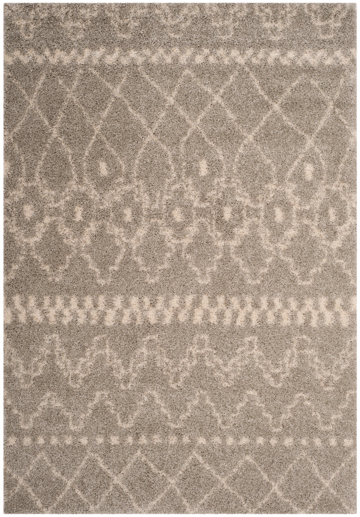 Safavieh Arizona Shag 750 Rug, ASG750 - GREY / IVORY