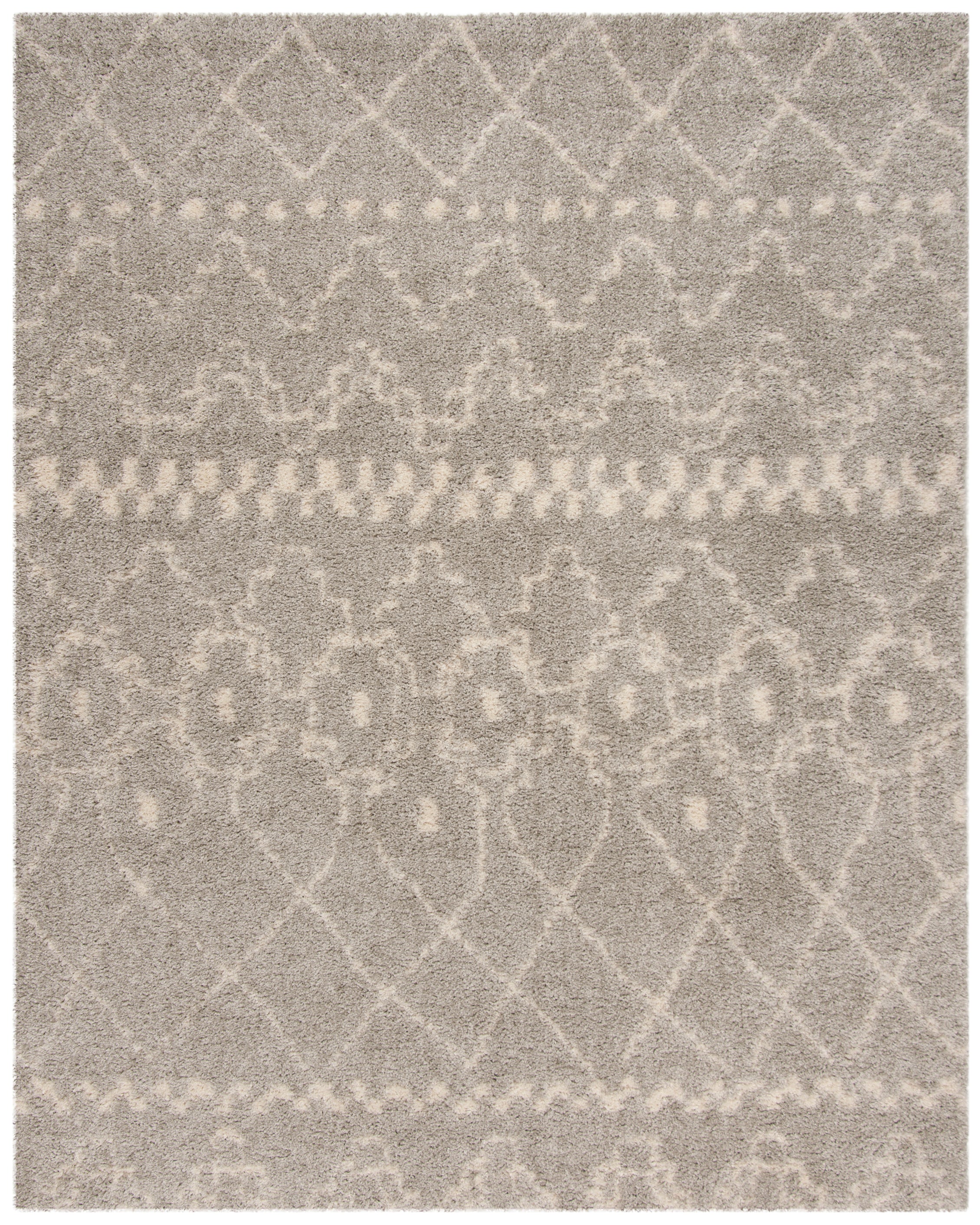 Safavieh Arizona Shag 750 Rug, ASG750 - GREY / IVORY