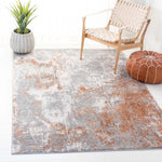 Safavieh Aston 708 Rug, ASN708 - Grey / Rust