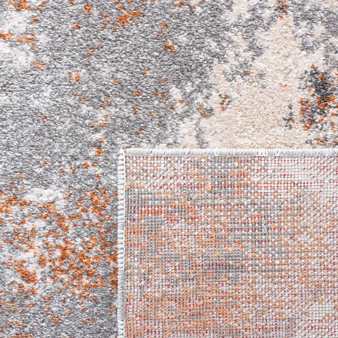 Safavieh Aston 708 Rug, ASN708 - Grey / Rust