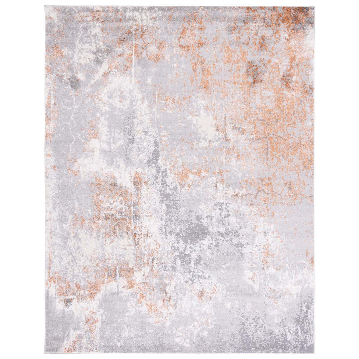 Safavieh Aston 708 Rug, ASN708 - Grey / Rust