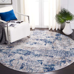 Safavieh Aston 712 Rug, ASN712 - Grey / Navy