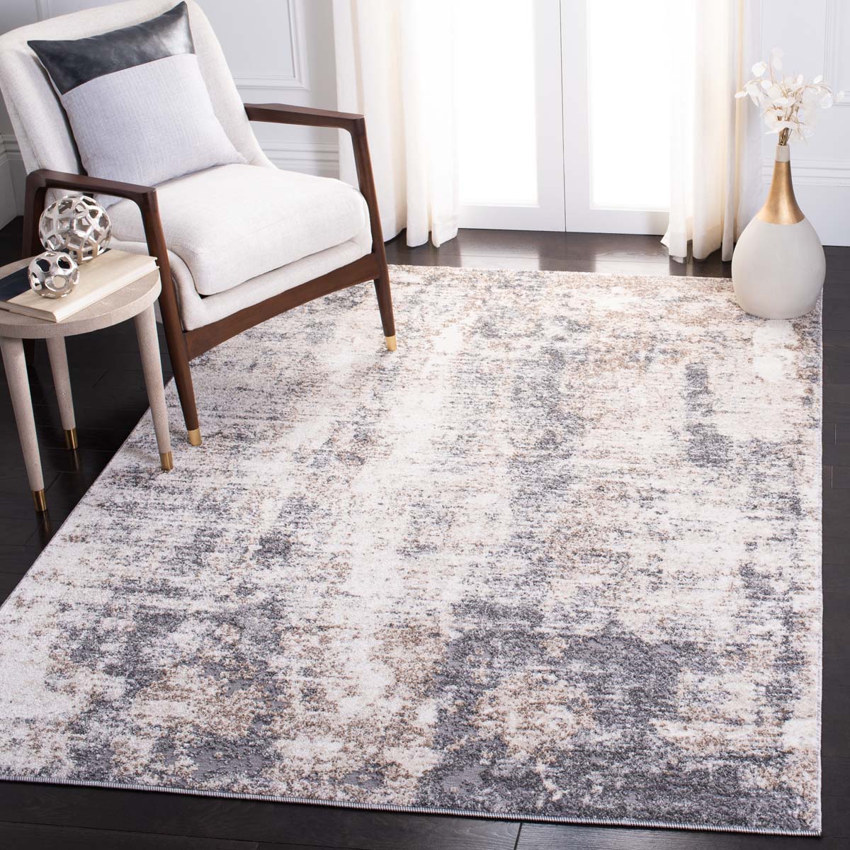 Safavieh Aston 713 Rug, ASN713 - Ivory / Grey