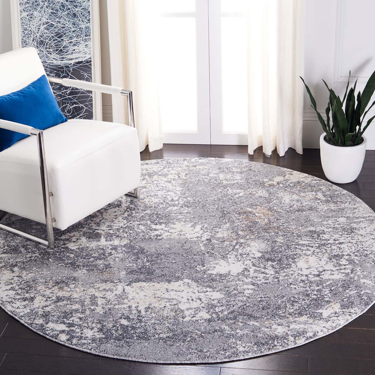 Safavieh Aston 715 Rug, ASN715 - Light Grey / Grey