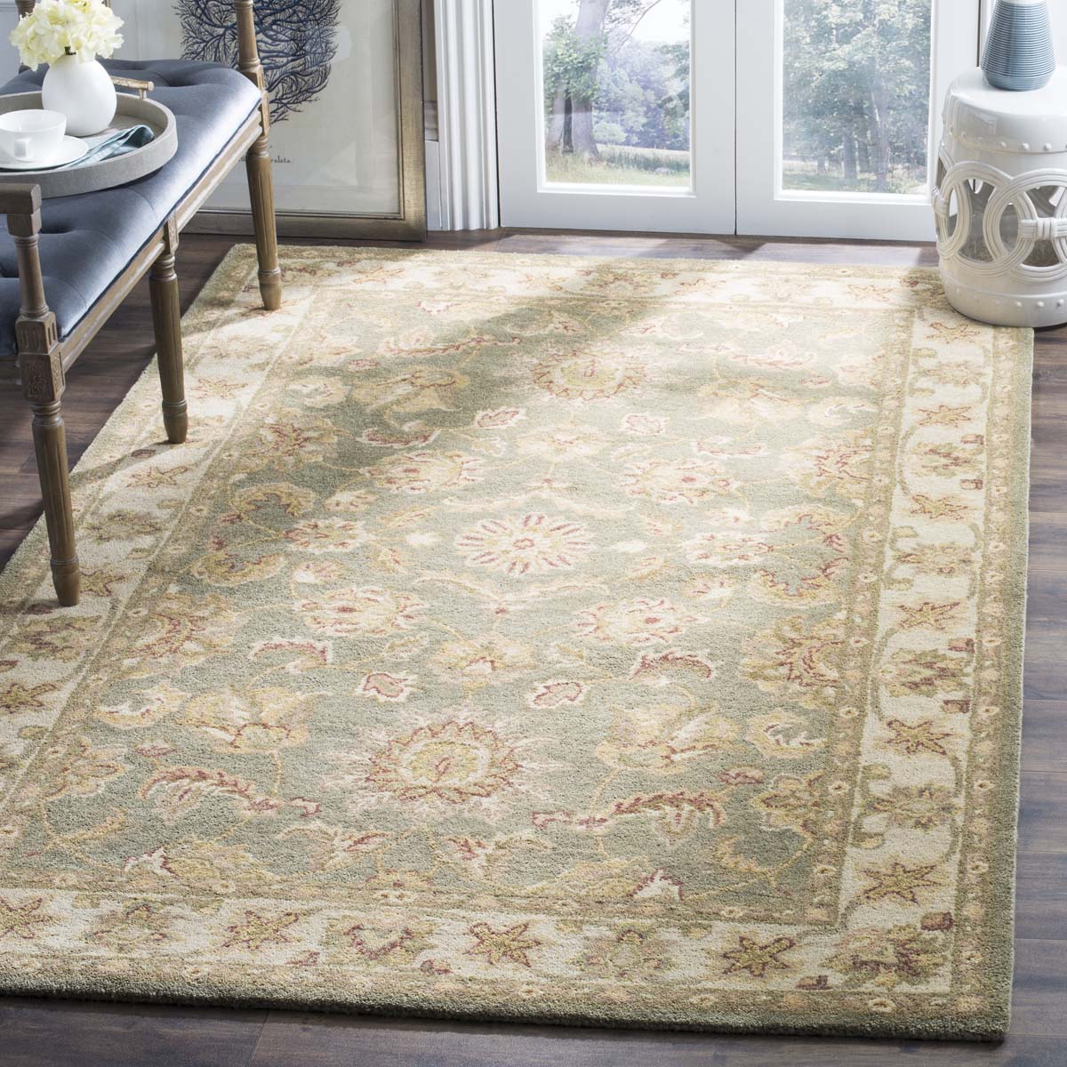 Safavieh Antiquity 13A Rug, AT313A - Green / Gold