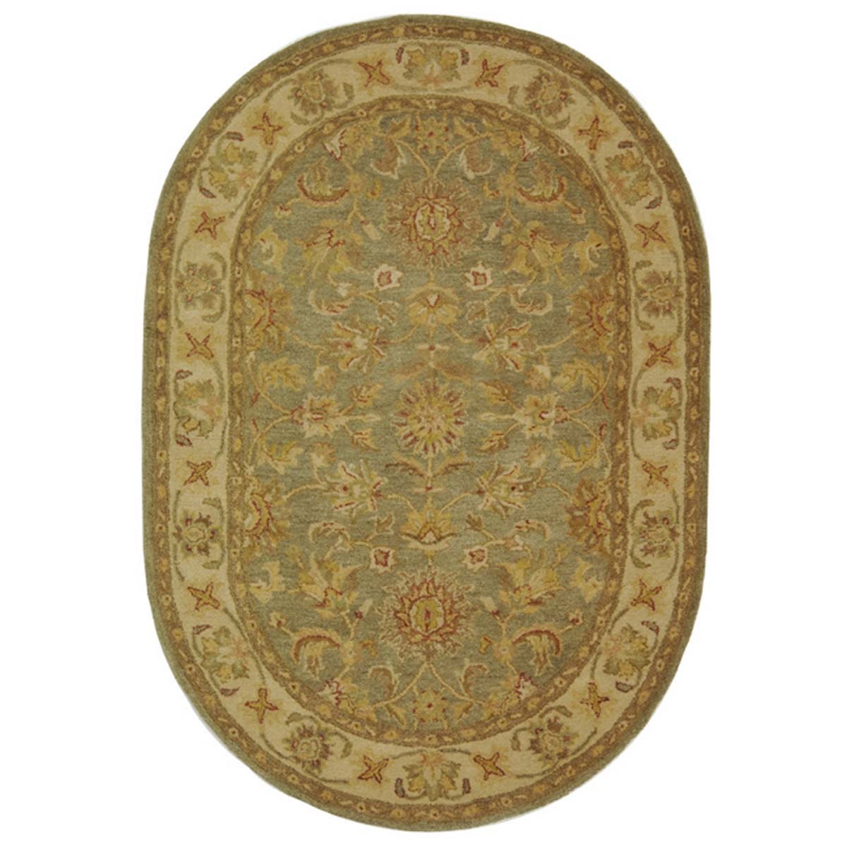 Safavieh Antiquity 13A Rug, AT313A - Green / Gold