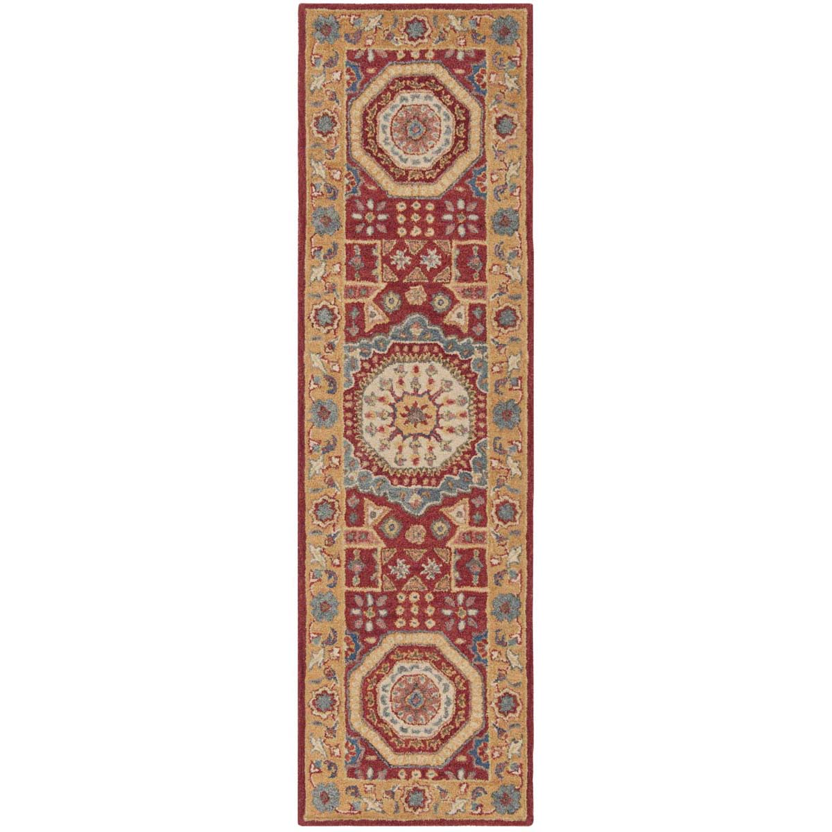 Safavieh Antiquity 01Q Rug, AT501Q - Red / Orange