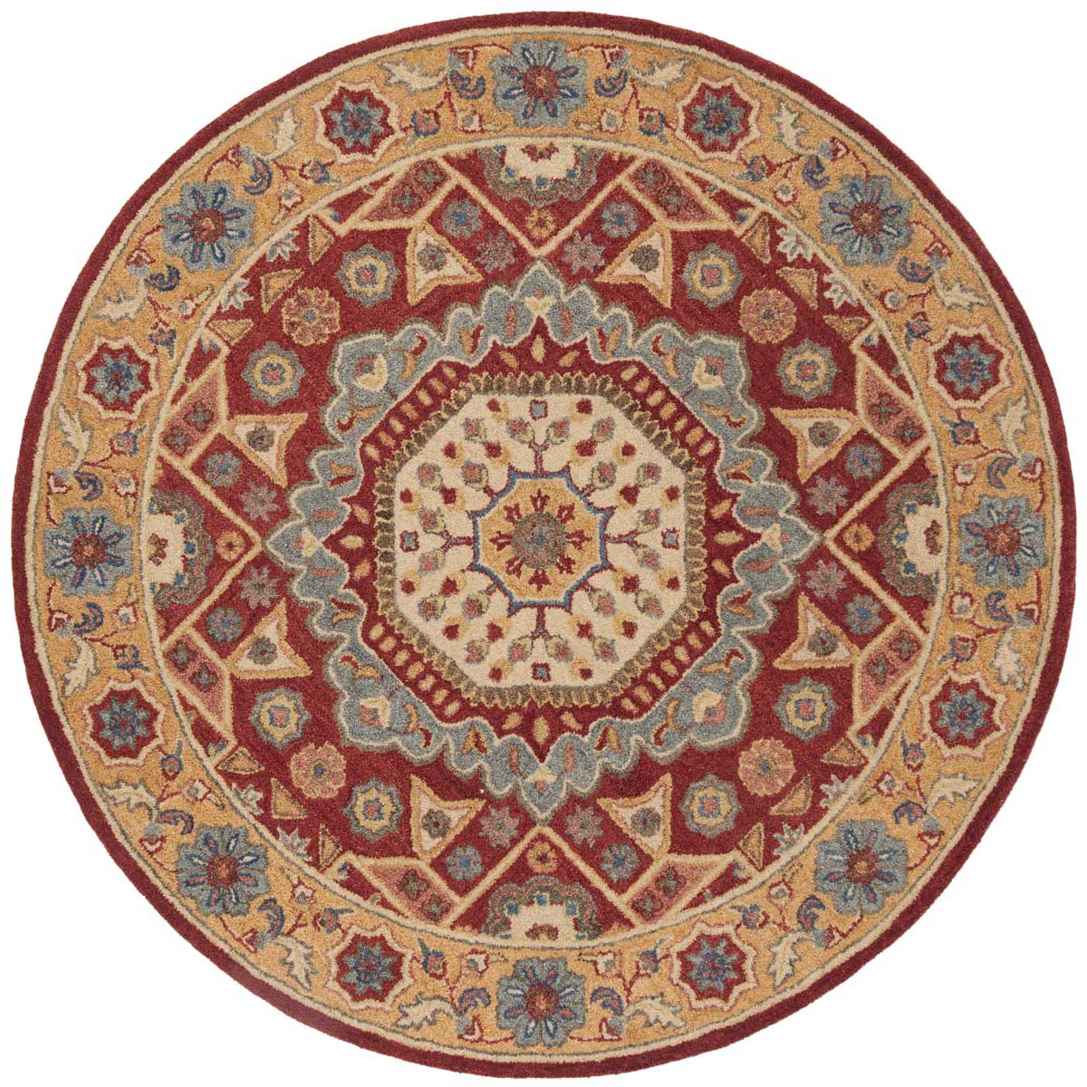 Safavieh Antiquity 01Q Rug, AT501Q - Red / Orange