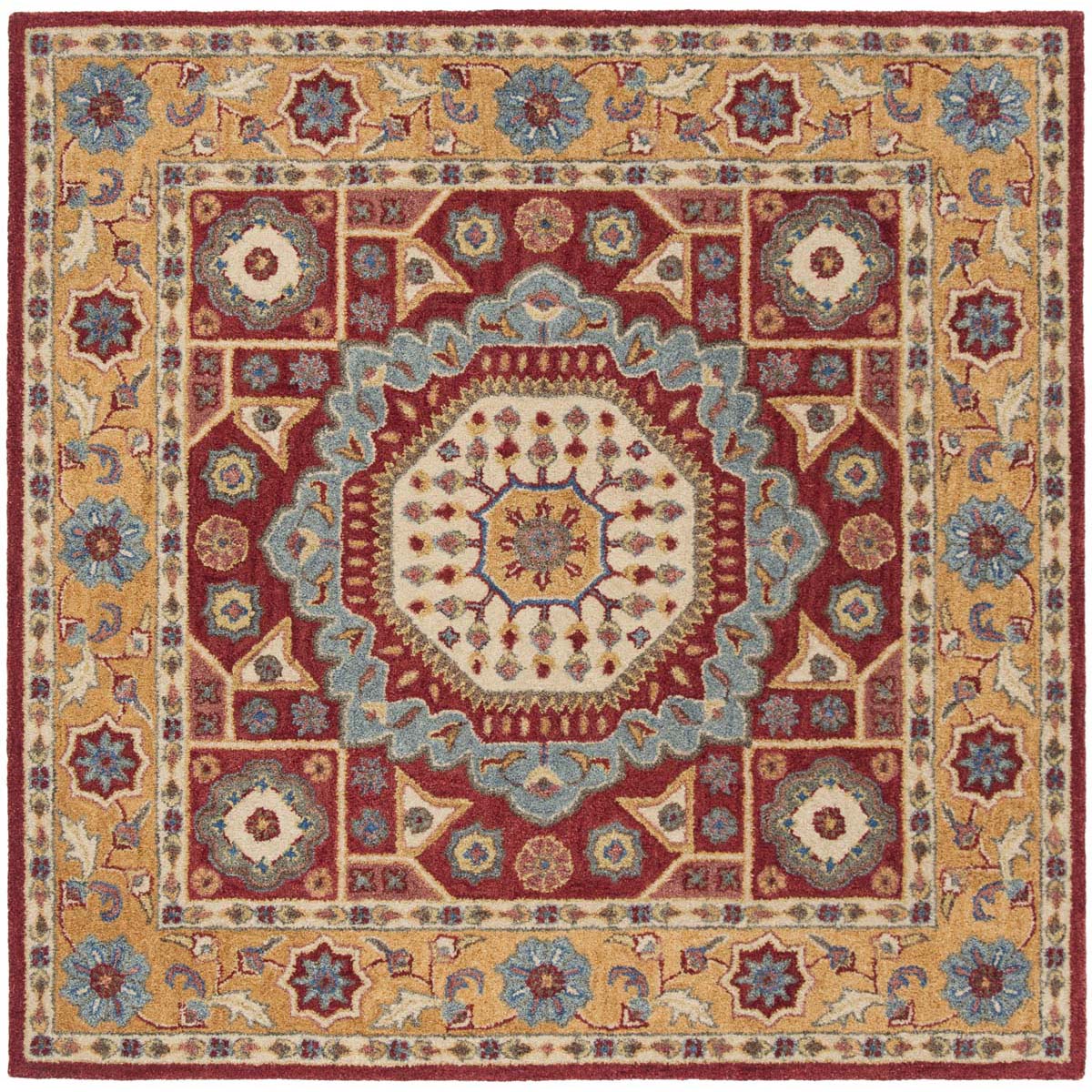 Safavieh Antiquity 01Q Rug, AT501Q - Red / Orange