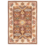 Safavieh Antiquity 02T Rug, AT502T - Dark Brown / Ivory