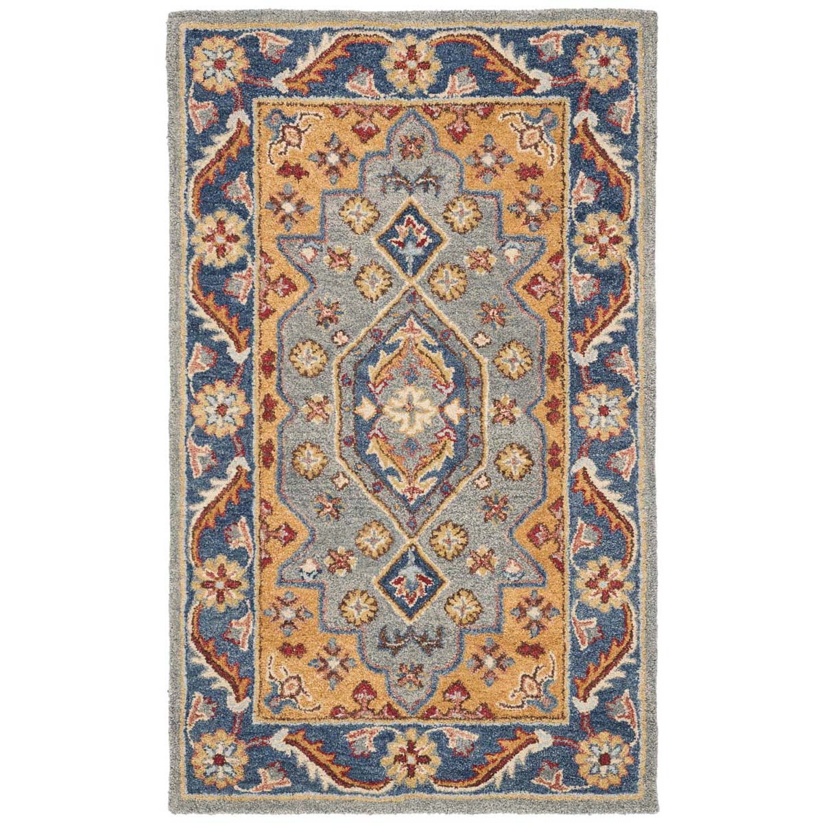Safavieh Antiquity 04M Rug, AT504M - Blue / Gold