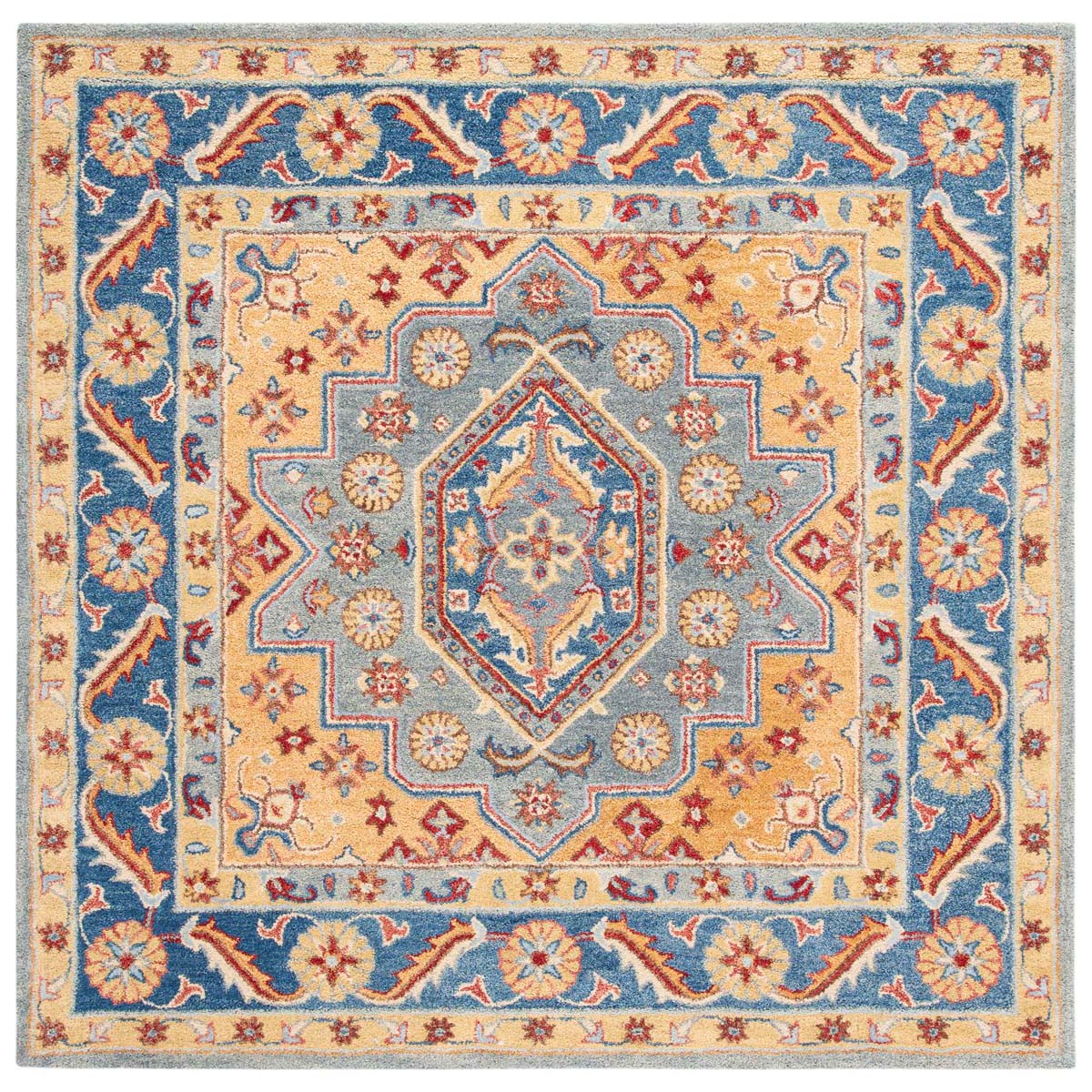 Safavieh Antiquity 04M Rug, AT504M - Blue / Gold