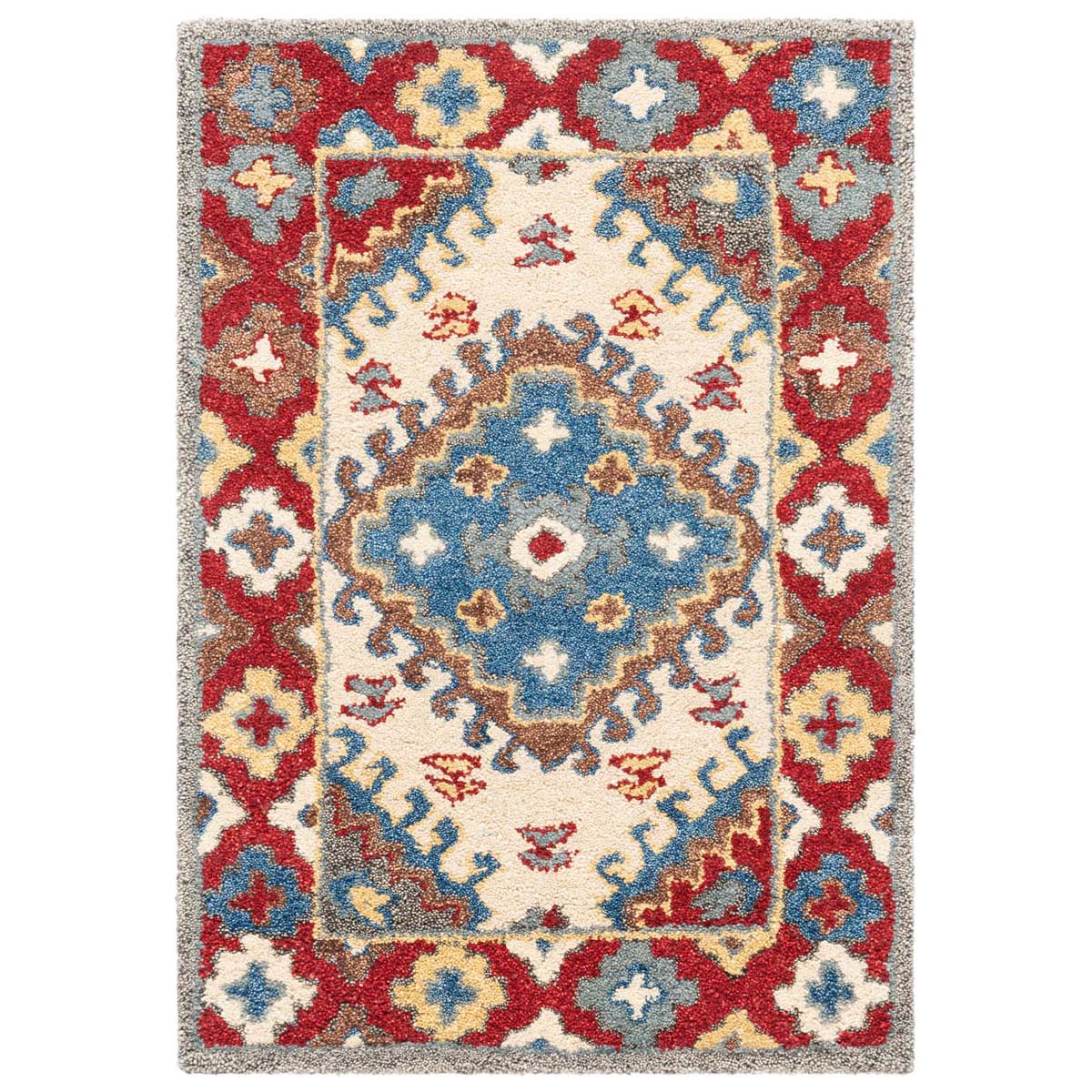 Safavieh Antiquity 07Q Rug, AT507Q - Red / Ivory