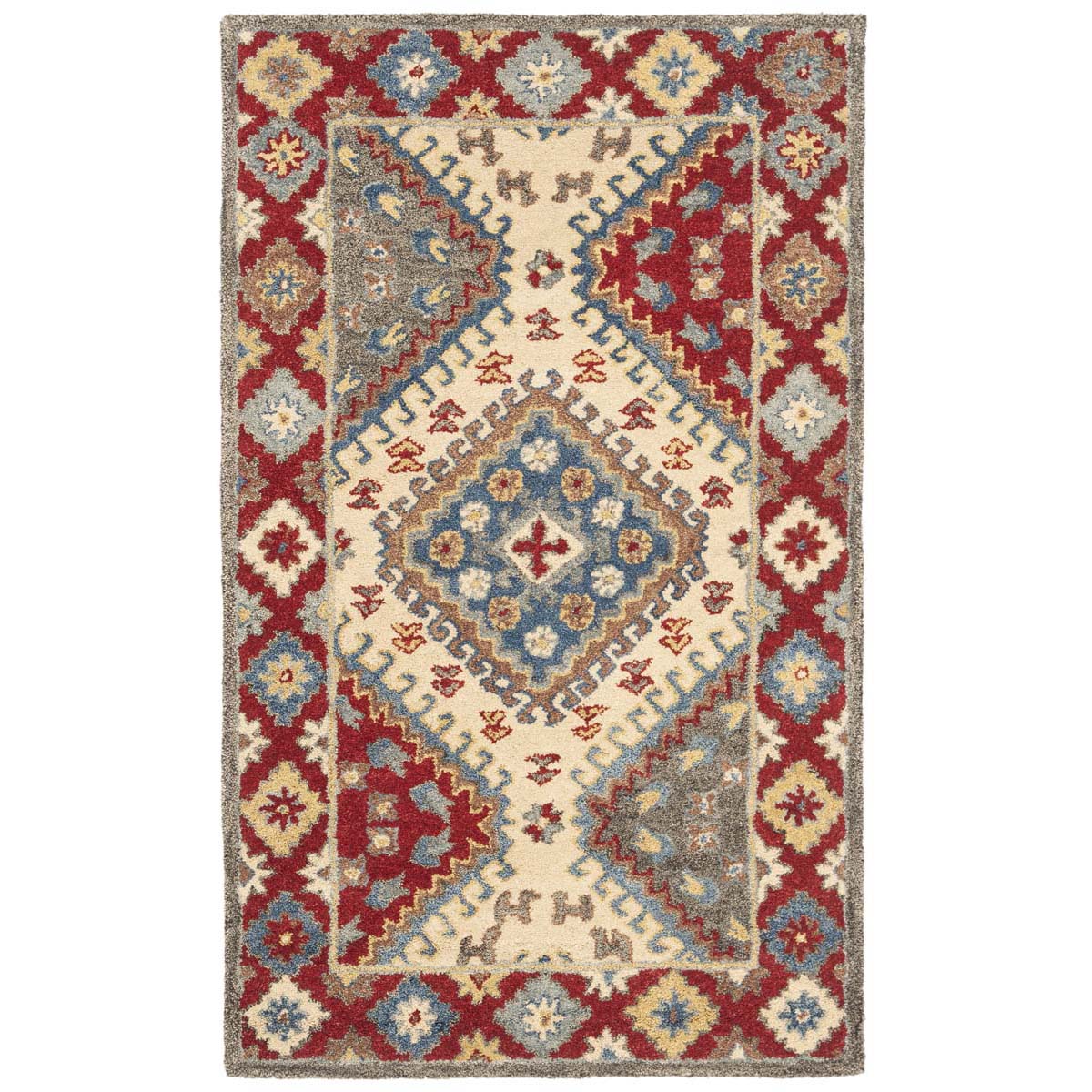 Safavieh Antiquity 07Q Rug, AT507Q - Red / Ivory