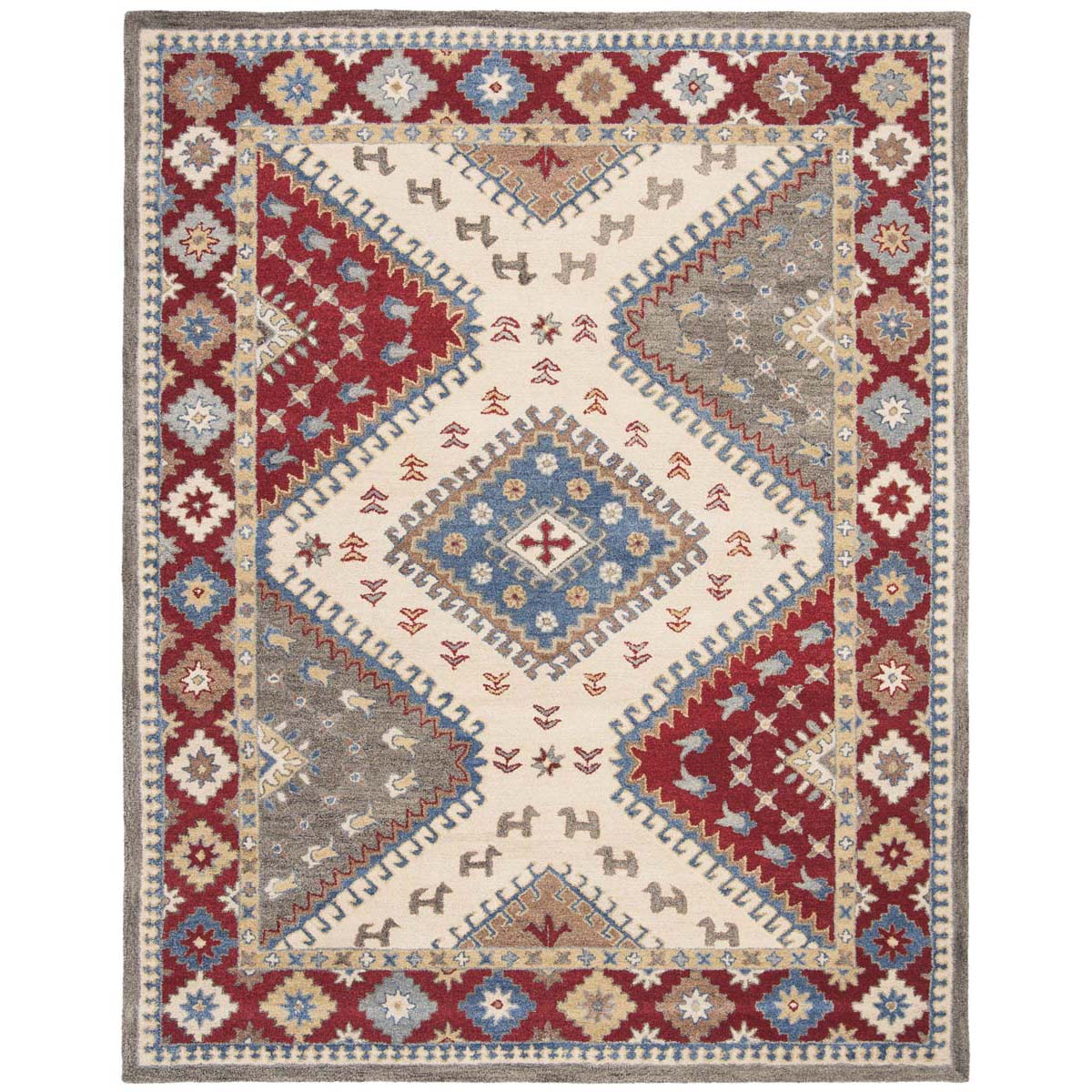 Safavieh Antiquity 07Q Rug, AT507Q - Red / Ivory