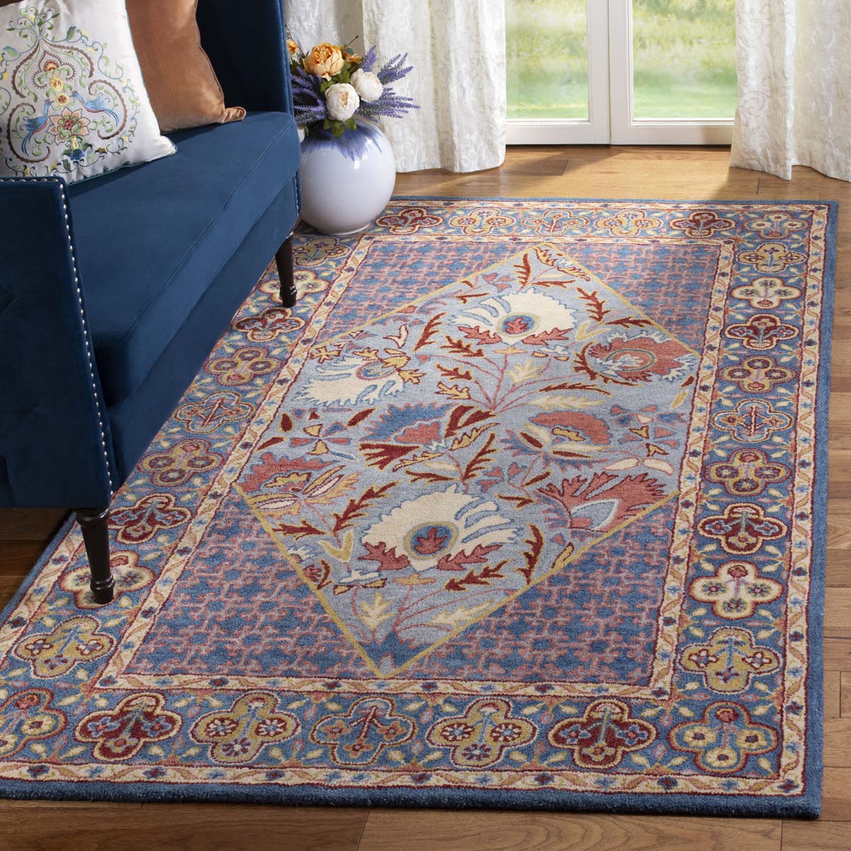 Safavieh Antiquity 08M Rug, AT508M - Blue / Red