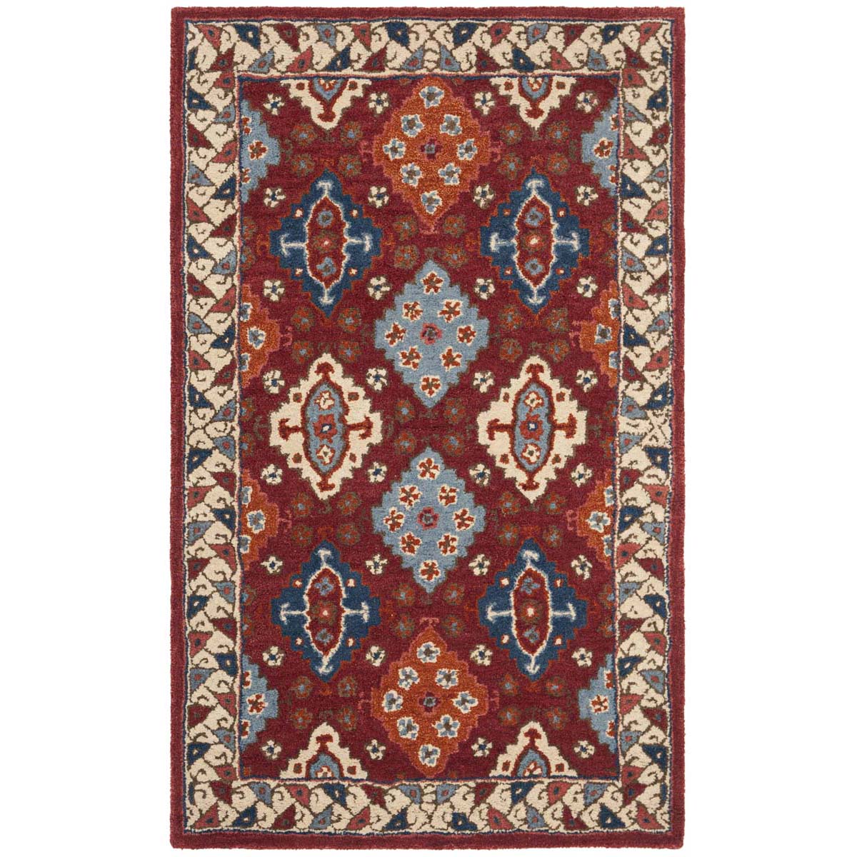 Safavieh Antiquity 09Q Rug, AT509Q - Red / Blue