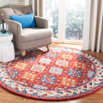 Safavieh Antiquity 09Q Rug, AT509Q - Red / Blue