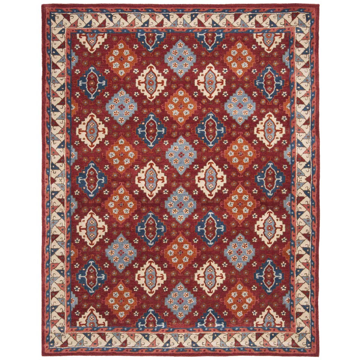 Safavieh Antiquity 09Q Rug, AT509Q - Red / Blue