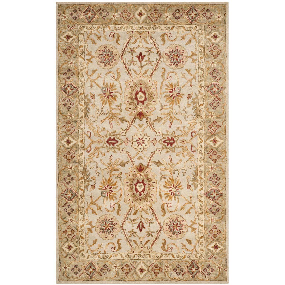 Safavieh Antiquity 16B Rug, AT816B - Grey Beige / Sage