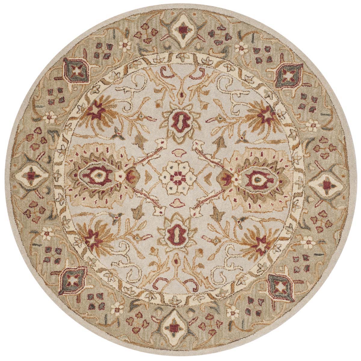 Safavieh Antiquity 16B Rug, AT816B - Grey Beige / Sage