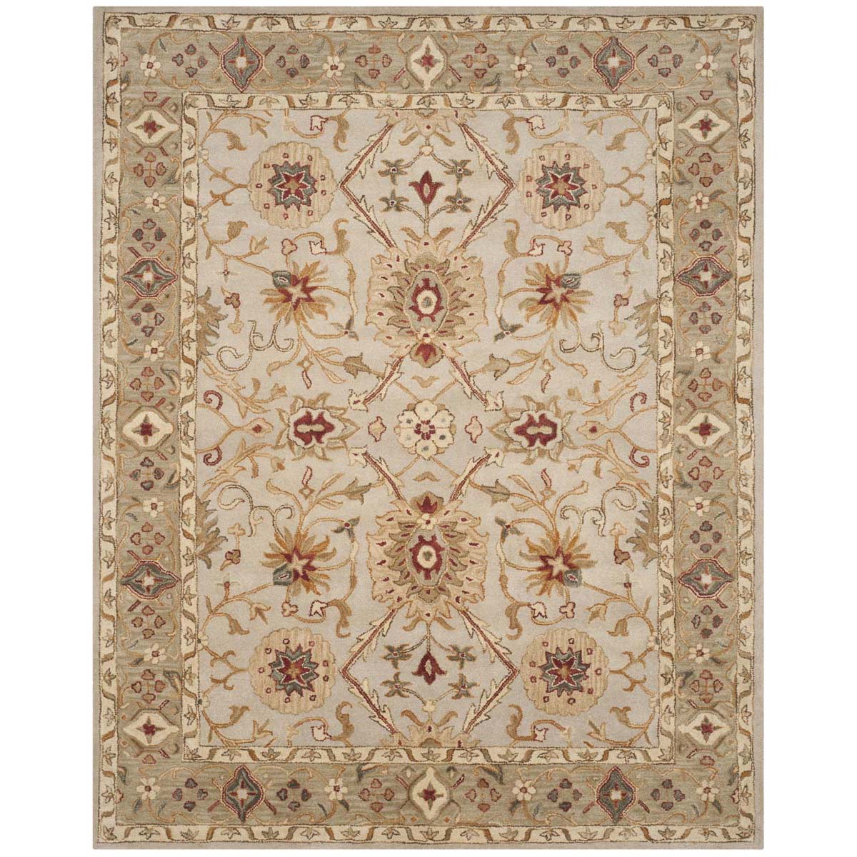Safavieh Antiquity 16B Rug, AT816B - Grey Beige / Sage