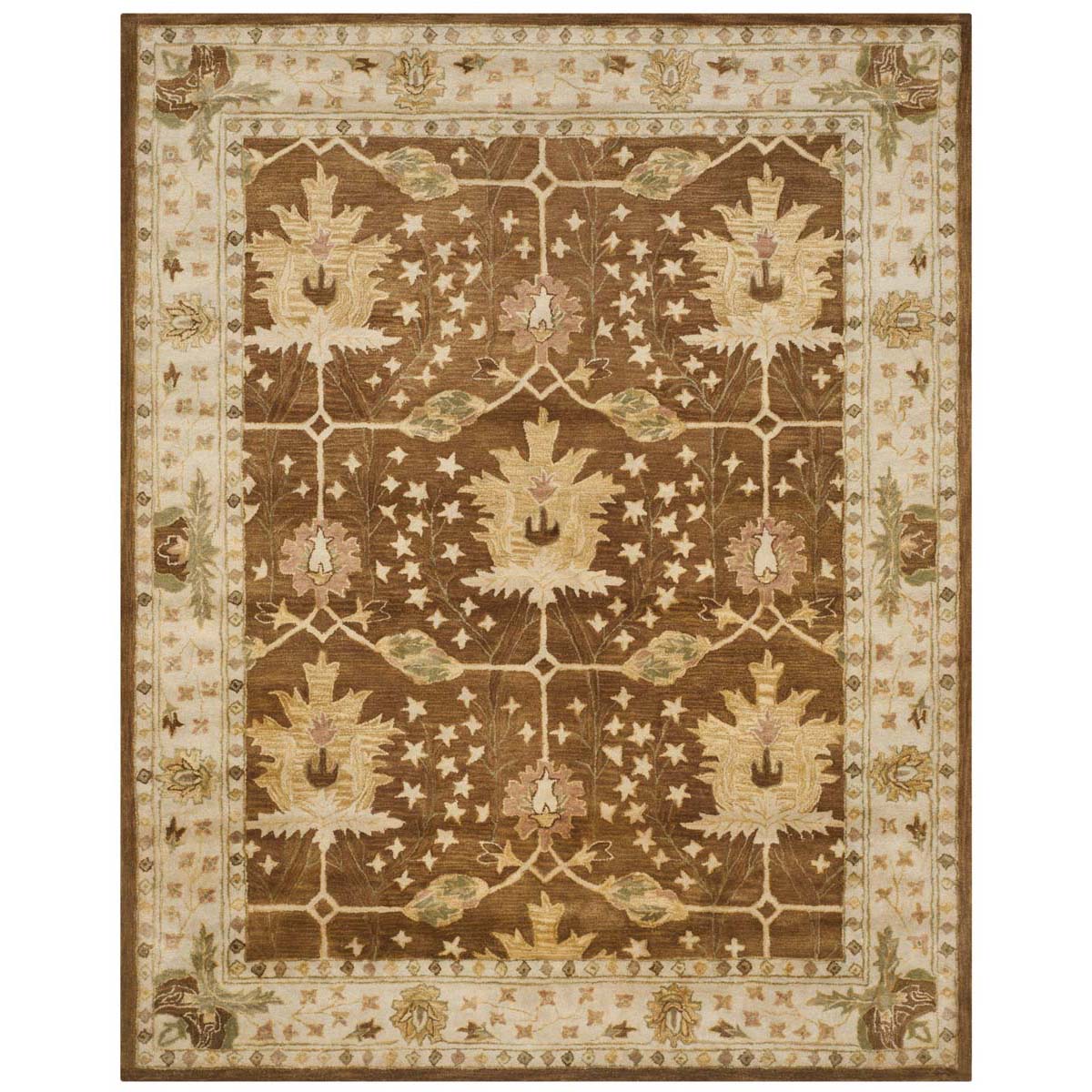 Safavieh Antiquity 40B Rug, AT840B - Brown / Beige