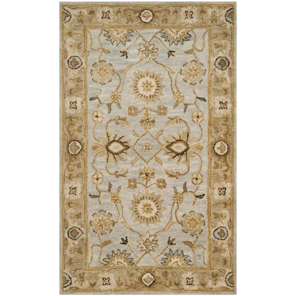 Safavieh Antiquity 56B Rug, AT856B - Light Blue / Sage