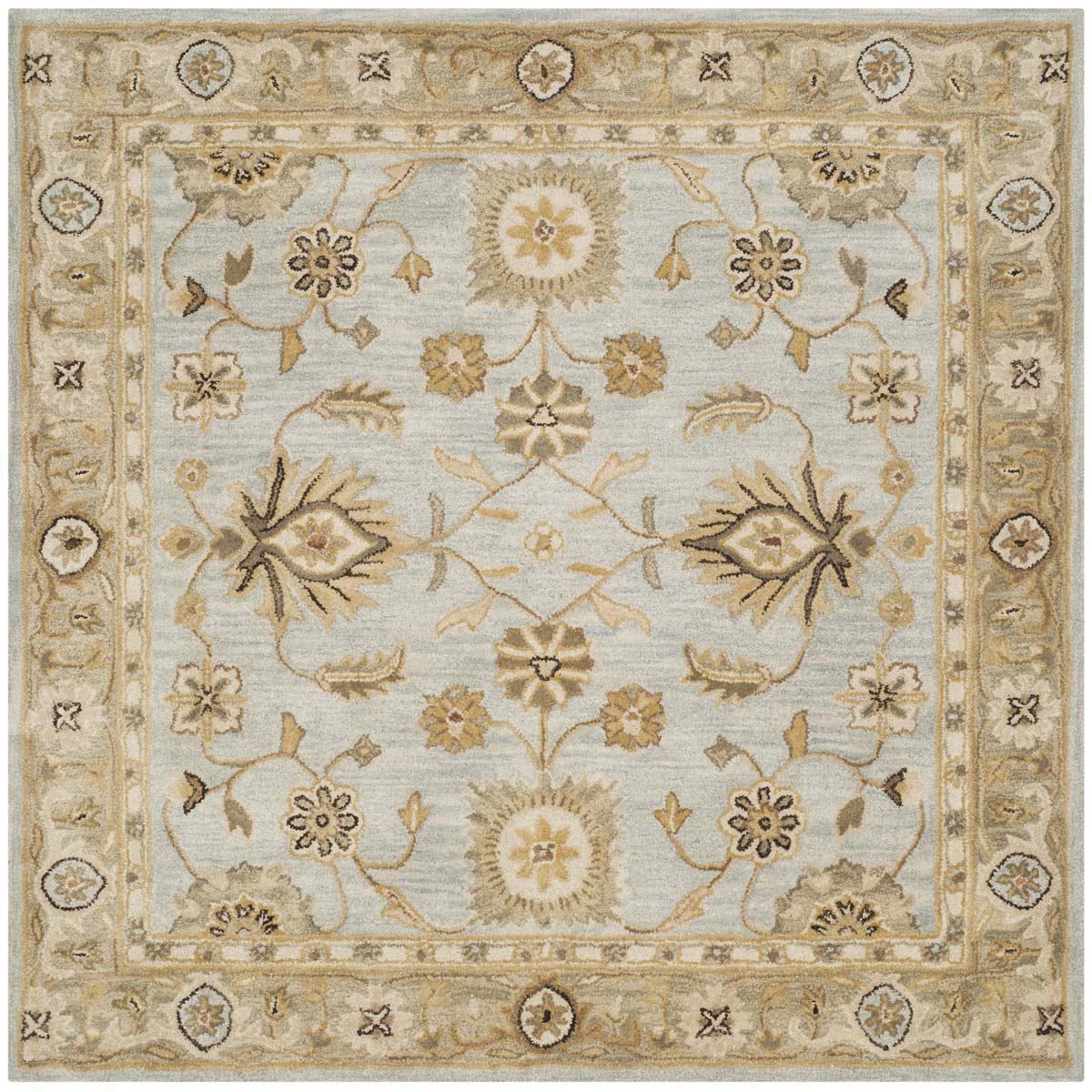 Safavieh Antiquity 56B Rug, AT856B - Light Blue / Sage